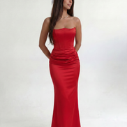 Red Midnight Contour Gown