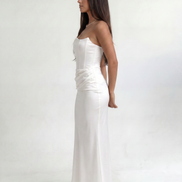 White Midnight Contour Gown