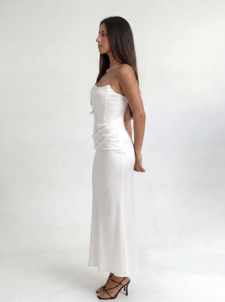 White Midnight Contour Gown