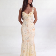 Yellow Amaryse Maxi Dress