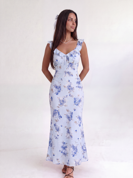 Blue Amaryse Maxi Dress