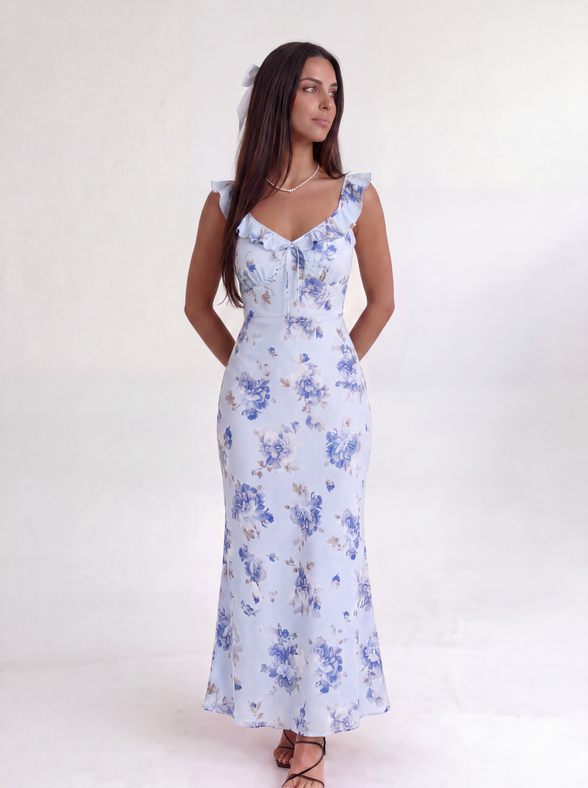Blue Amaryse Maxi Dress