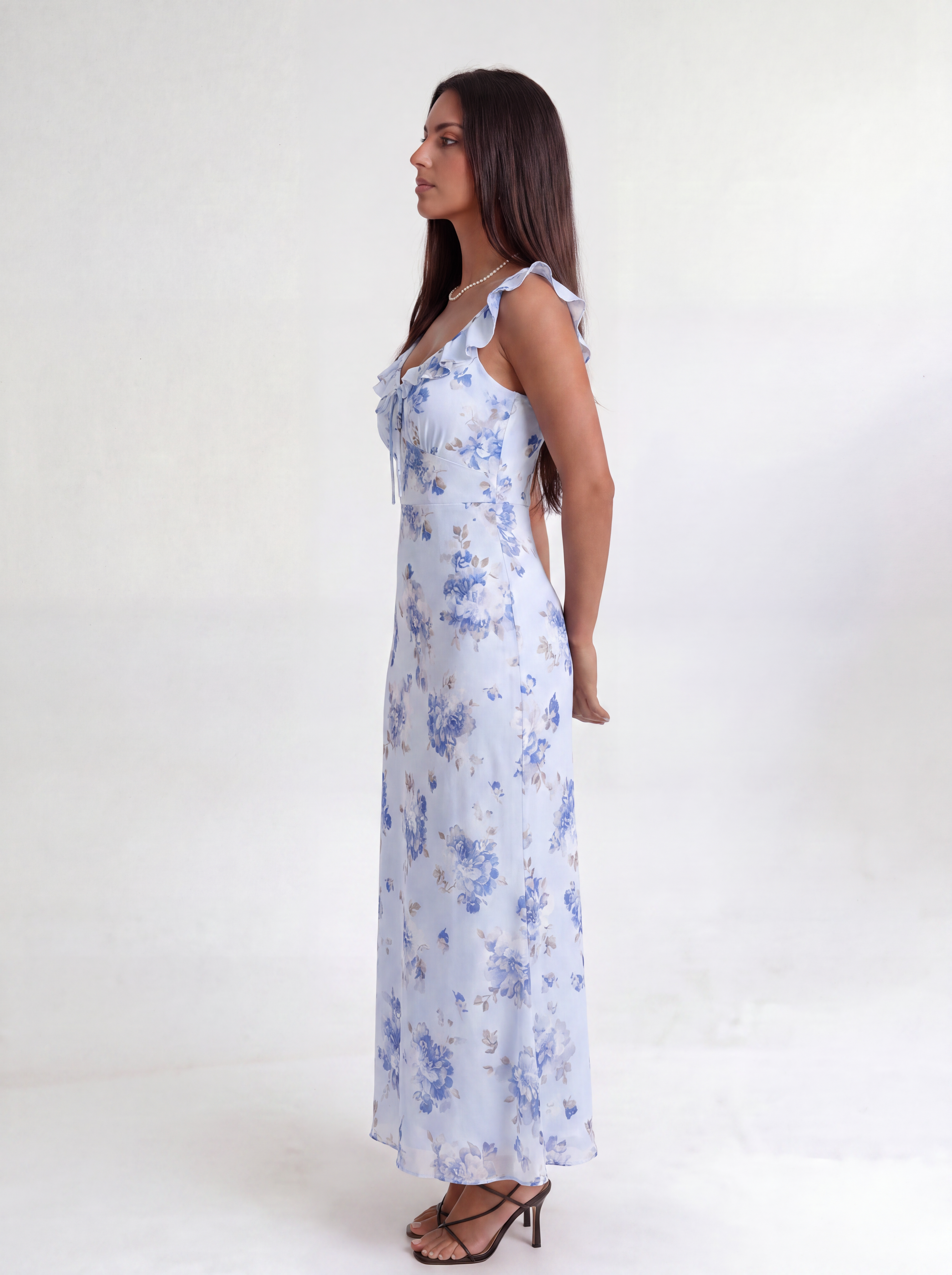 Blue Amaryse Maxi Dress