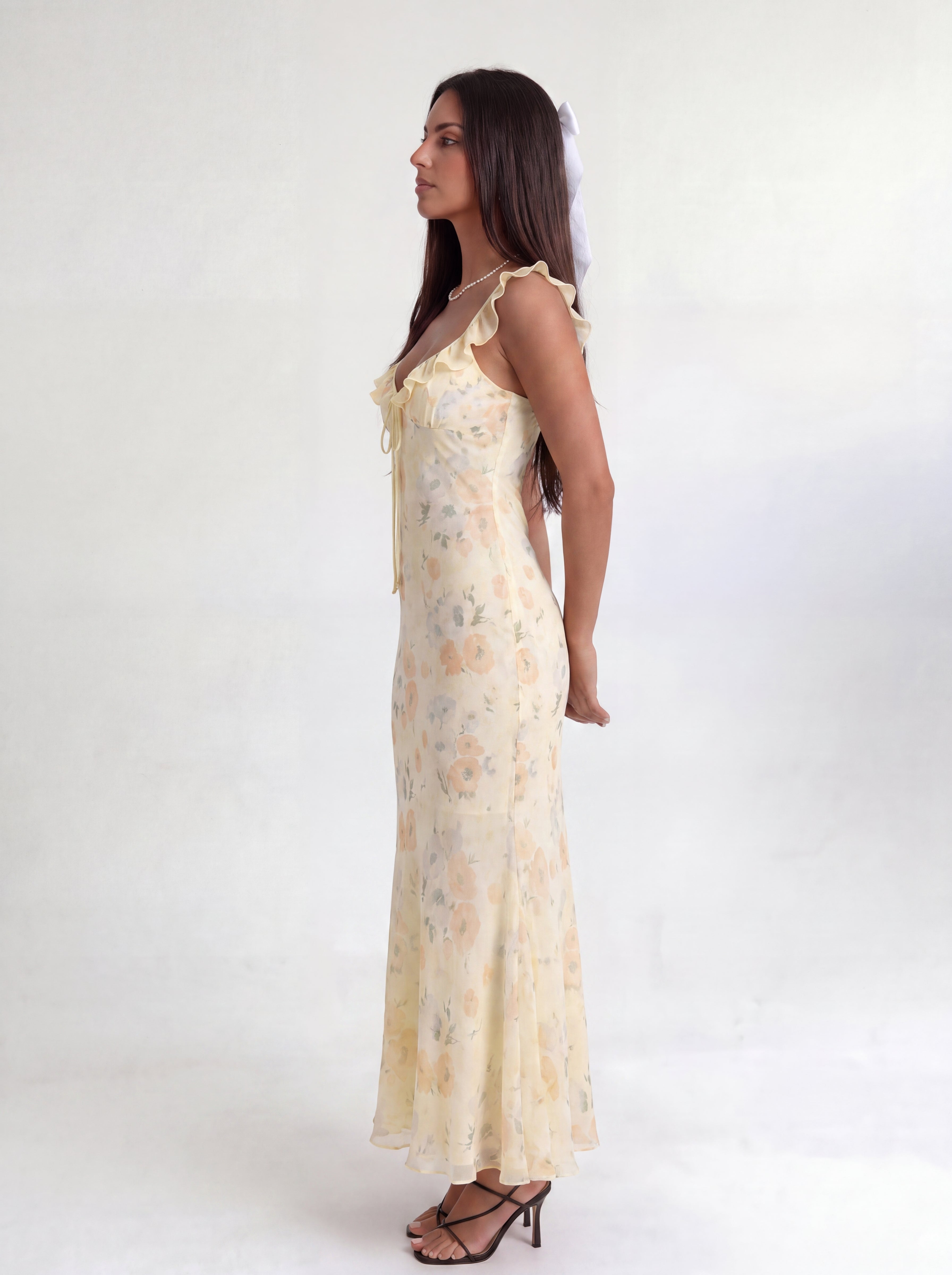 Yellow Amaryse Maxi Dress