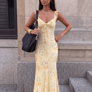 Yellow Amaryse Maxi Dress