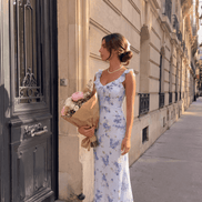 Blue Amaryse Maxi Dress