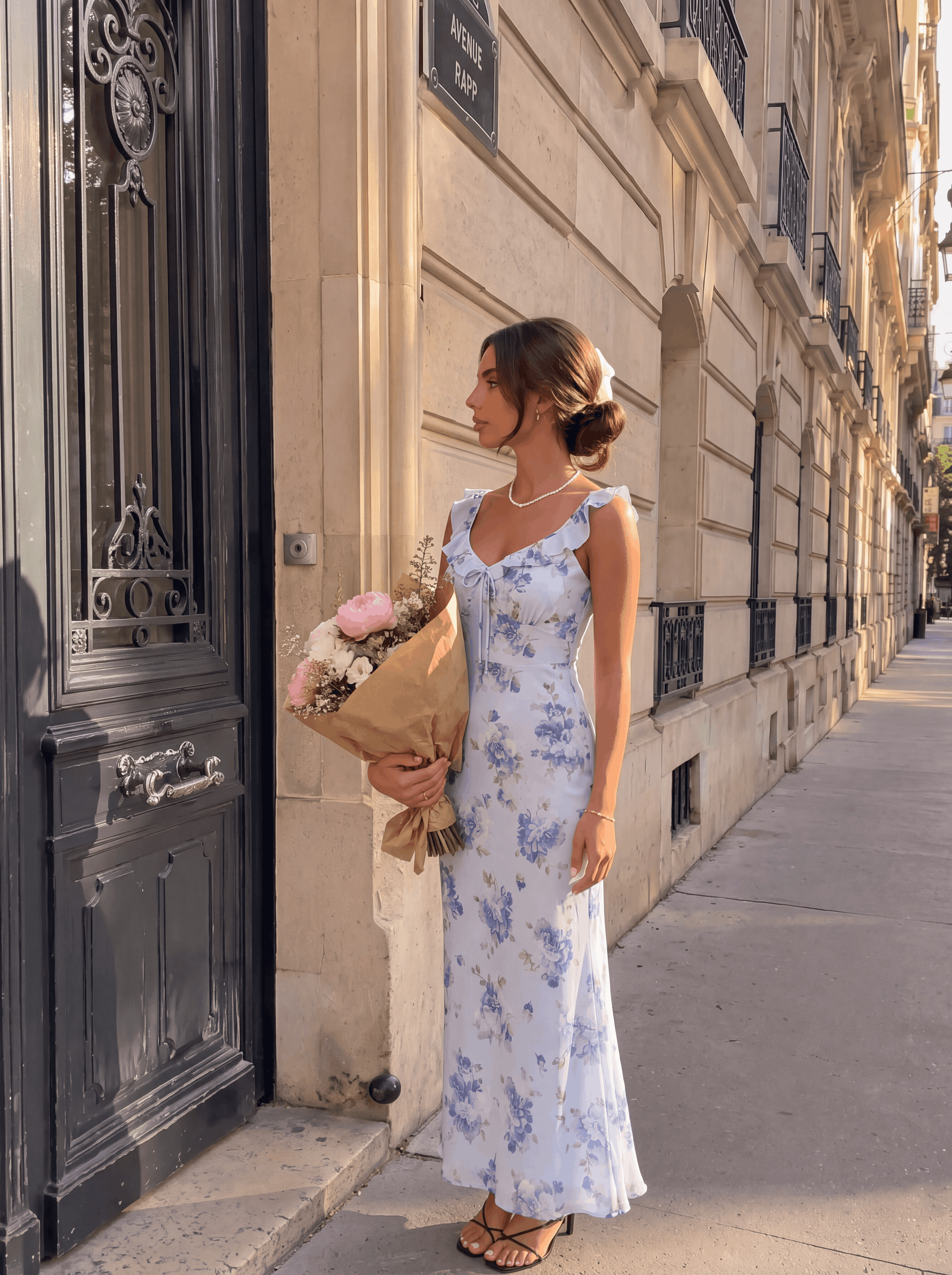 Blue Amaryse Maxi Dress
