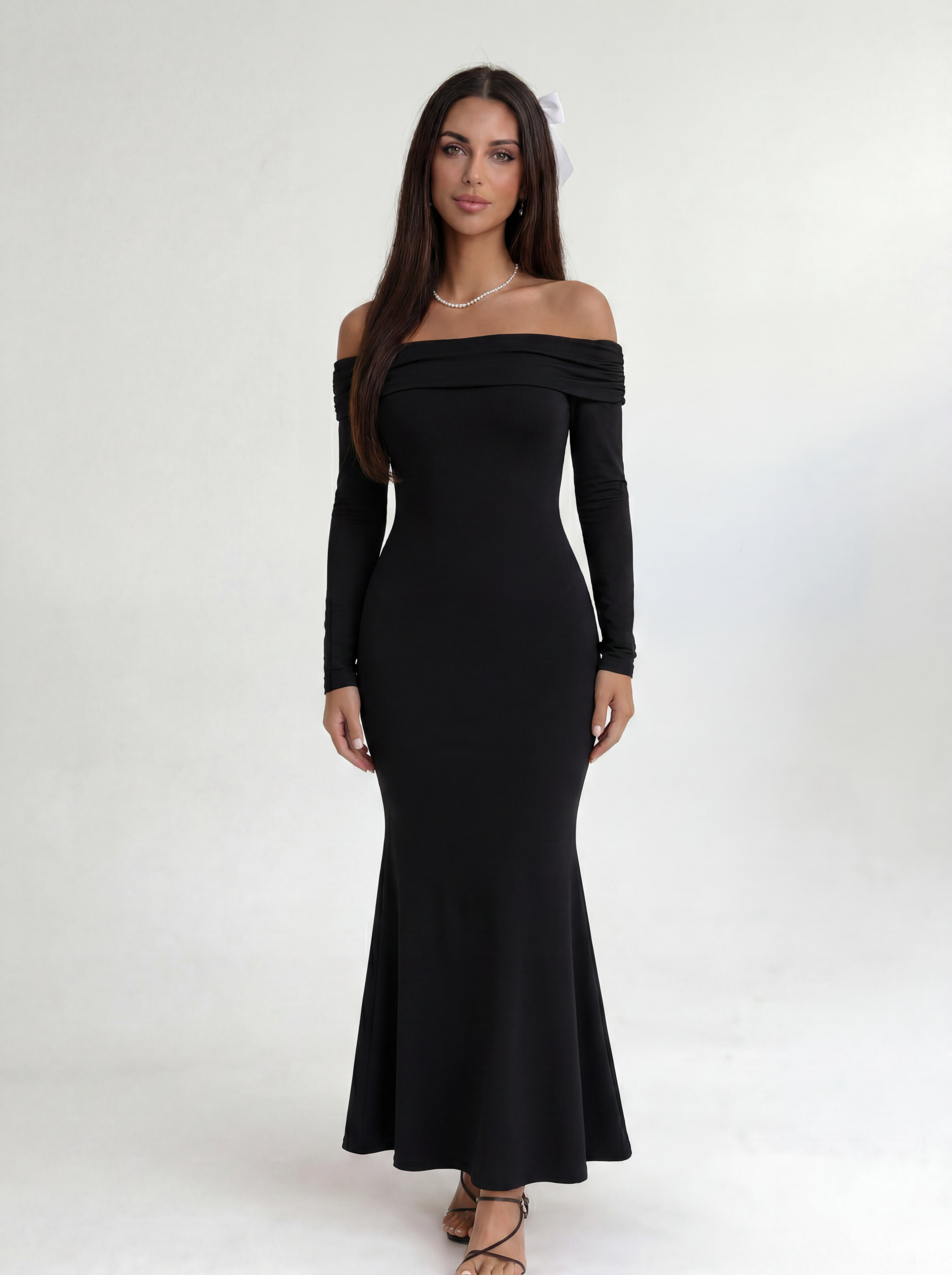 Black Roselle Dress