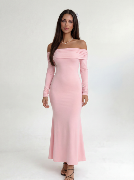 Pink Roselle Dress