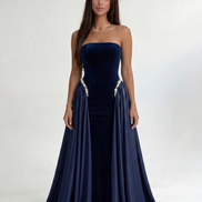 Navy Blue Midnight Grace Gown