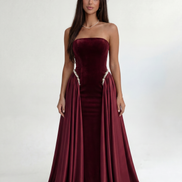 Burgundy Midnight Grace Gown