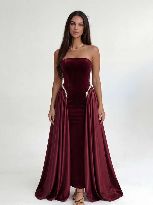 Burgundy Midnight Grace Gown
