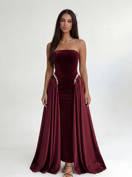 Burgundy Midnight Grace Gown