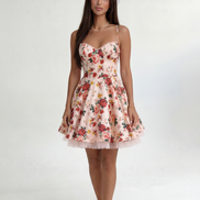 Floral Eclipse Layer Dress