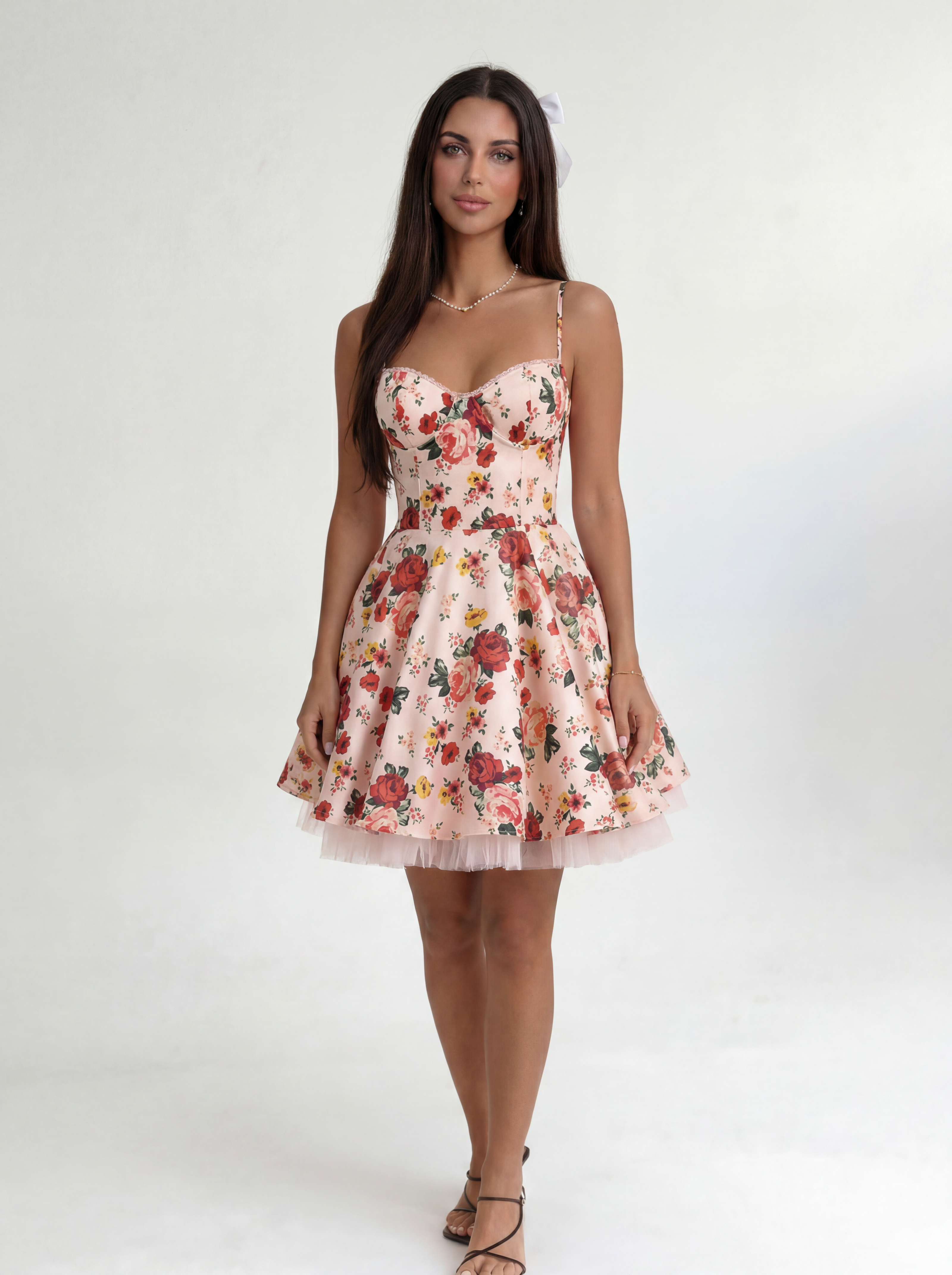 Floral Eclipse Layer Dress