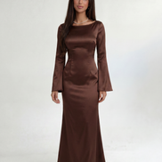 Brown Marcelline Dress