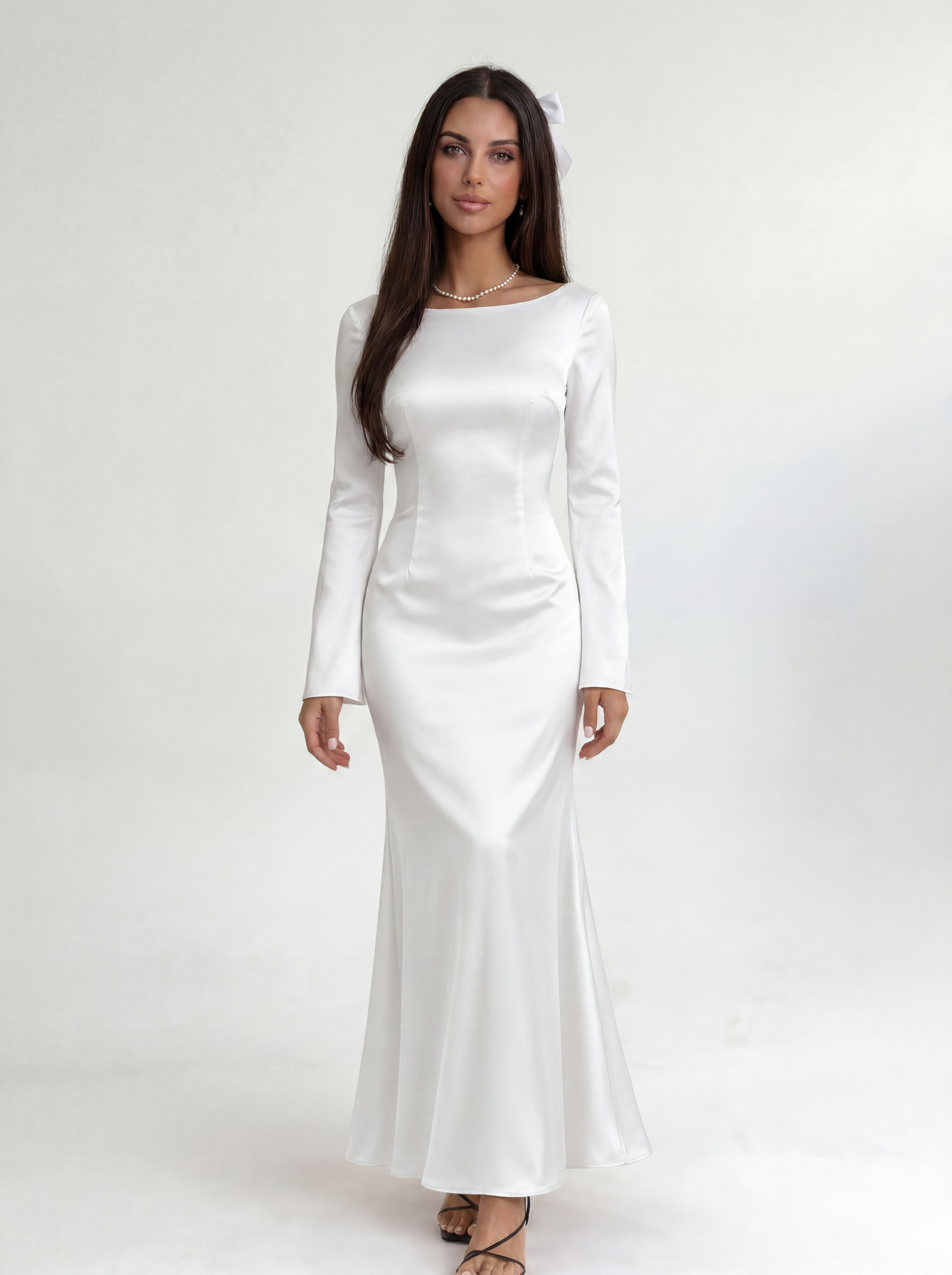 Cavelle Noire – White Marcelline Dress
