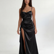 Black Scarlet Siren Gown