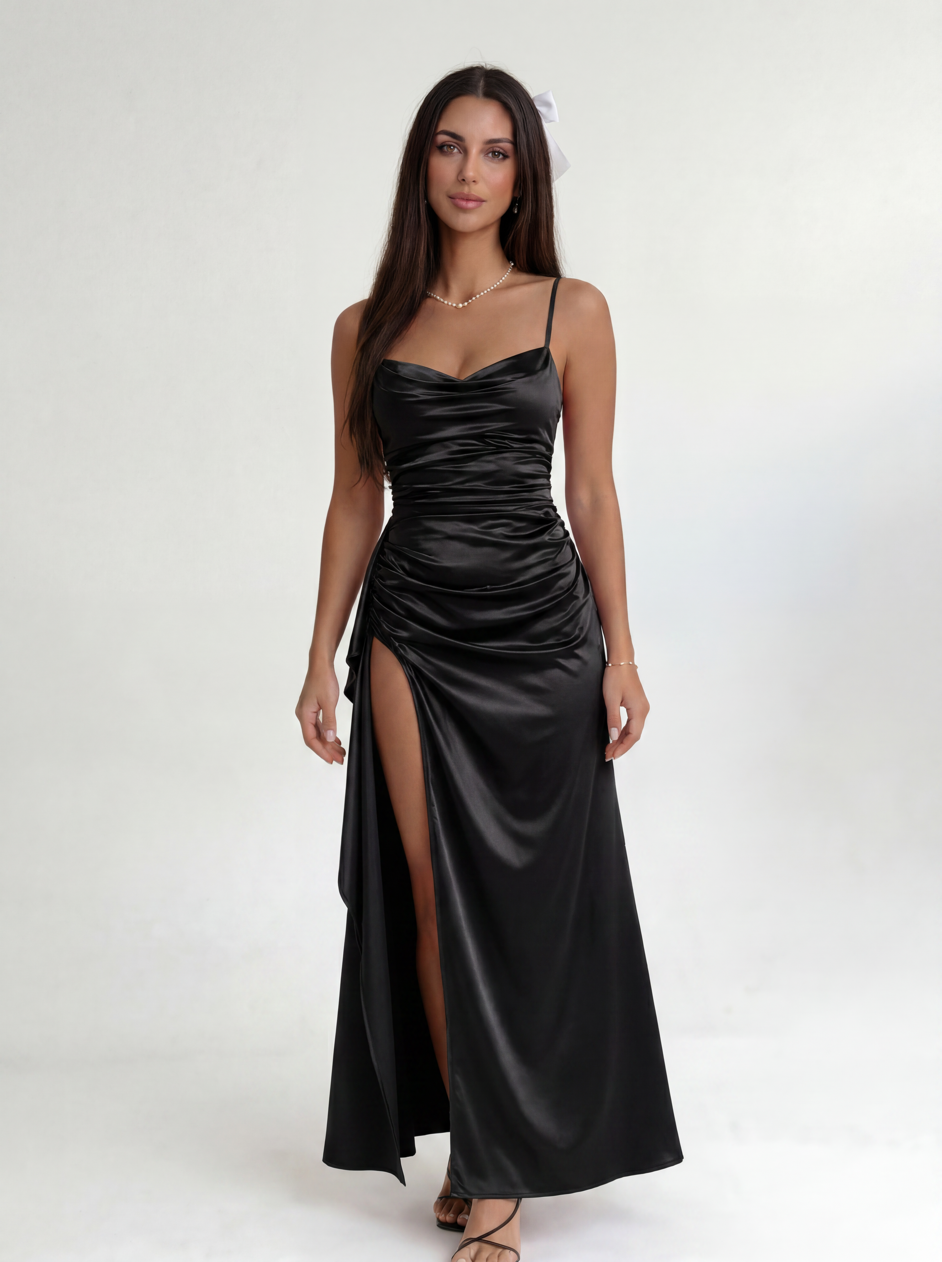 Black Scarlet Siren Gown