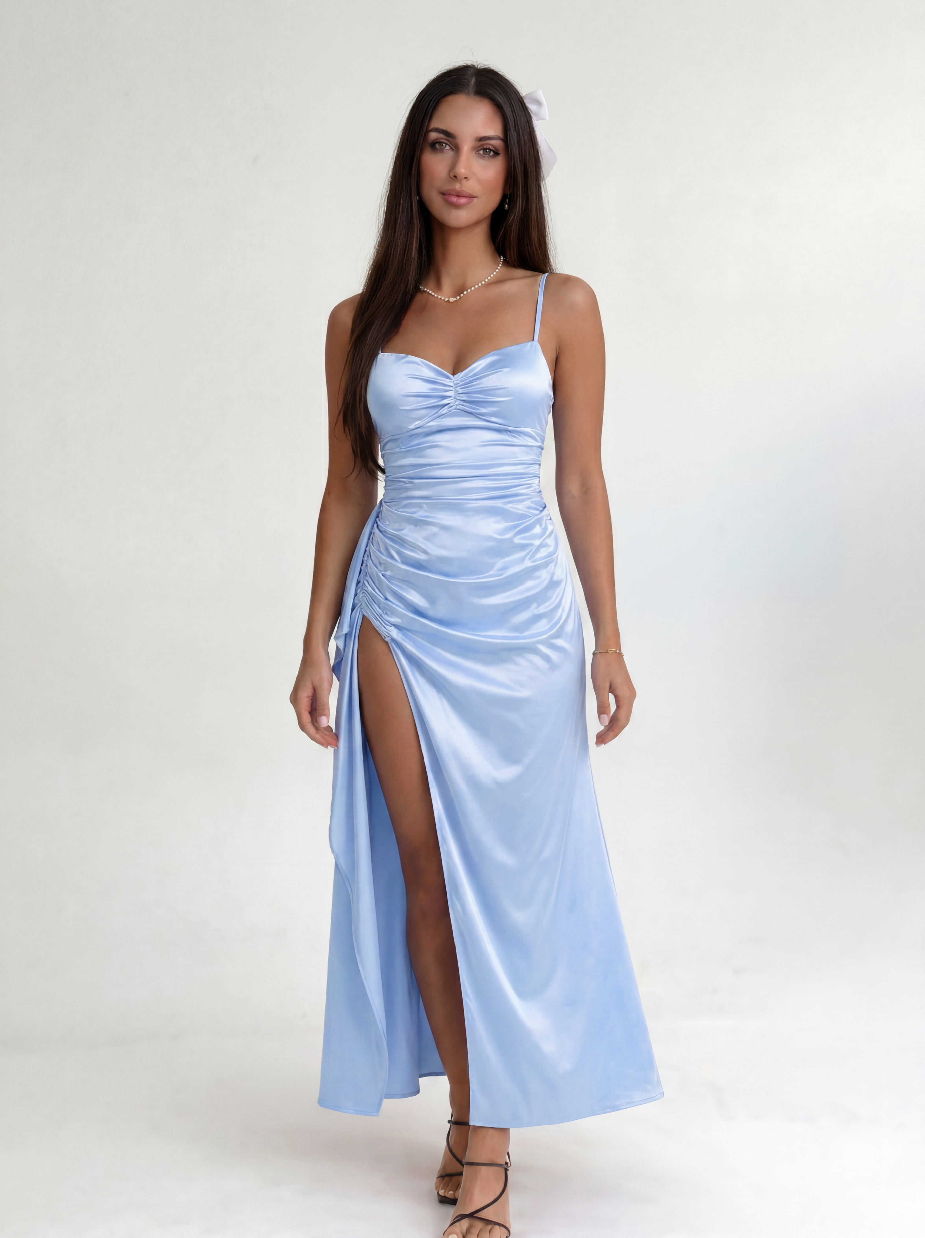 Azure Scarlet Siren Gown