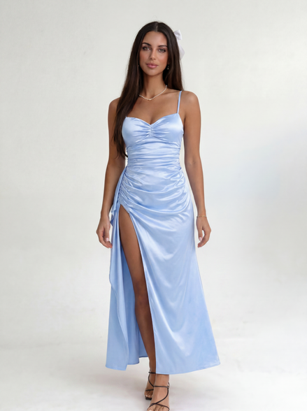 Azure Scarlet Siren Gown