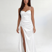White Scarlet Siren Gown