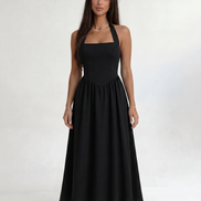 Black Solenne Dress