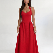 Red Solenne Dress