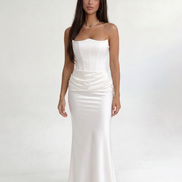 White Midnight Contour Gown