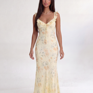 Yellow Amaryse Maxi Dress