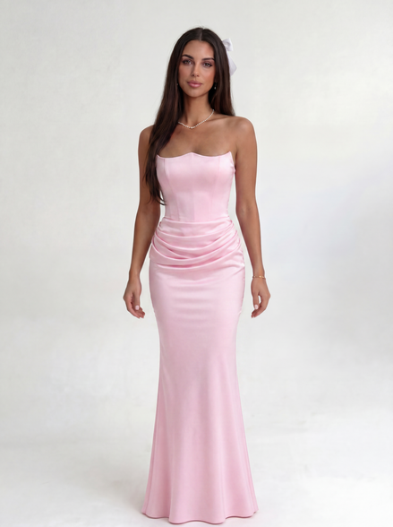 Pink Midnight Contour Gown